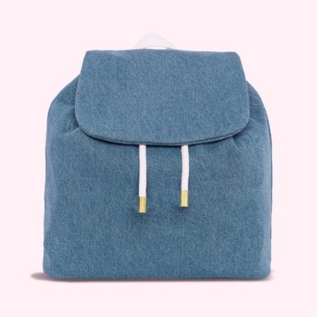 Scl Nwt Denim Flap Backpack